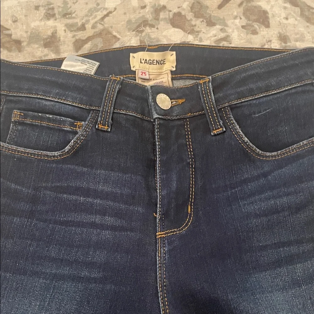 L'AGENCE Midnight Blue Skinny high rise skinny jeans. Size 25. - Picture 1 of 5
